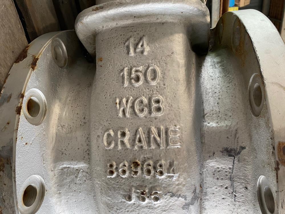 Crane 14” 150# WCB Gear Operated Gate Valve T-47 XUF-OV